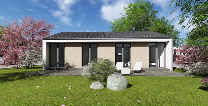 ᐅ Bungalow | BU2 | 80 qm | KfW55 | Bräuer Architekten Rostock