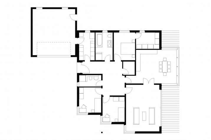 ᐅ Bungalow | BU4 | 140 qm | KfW55 | Bräuer Architekten Rostock