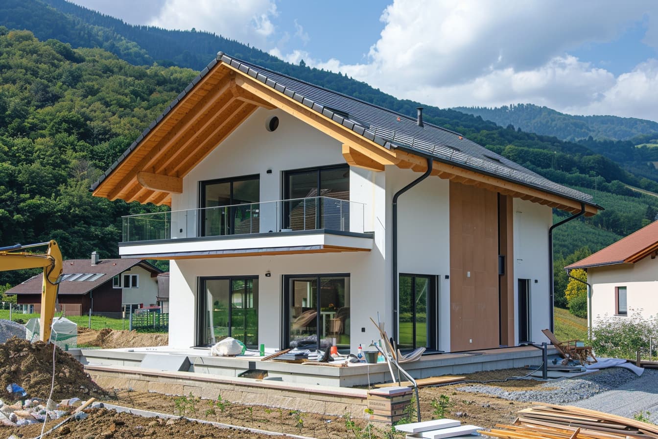 Ein Haus zu bauen ist mit viel Zeit- und Koordinierungsaufwand verbunden.