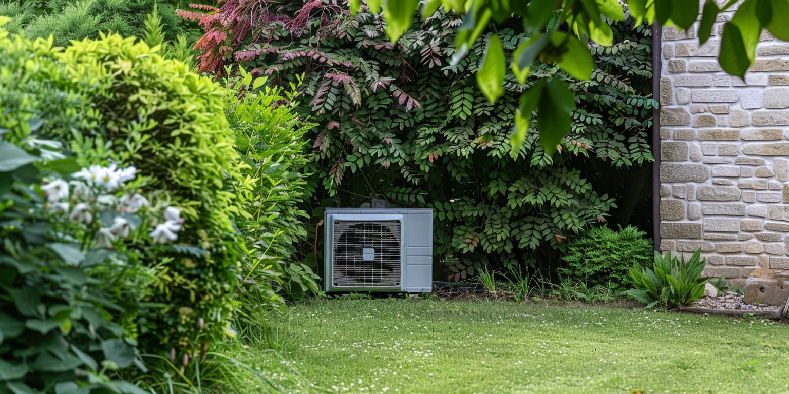 Standort Wärmepumpe im Garten